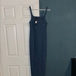 Fashion Nova Blue Denim Dress